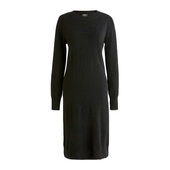 J. Crew Dresses & Skirts - NWT J.Crew Long-sleeve Everyday Cashmere Crewneck Sweater Dress in Black XS